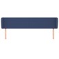 vidaXL Cabecero de tela azul 183x23x78/88 cm