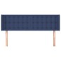 vidaXL Cabecero de tela azul 147x16x78/88 cm vidaXL Cabecero de tela azul 147x16x78/88 cm
