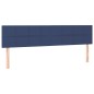 vidaXL Cama box spring con colchón tela azul 160x200 cm vidaXL Cama box spring con colchón tela azul 160x200 cm