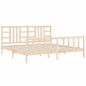 vidaXL Estructura de cama con cabecero madera maciza 200x200 cm vidaXL Estructura de cama con cabecero madera maciza 200x200 cm