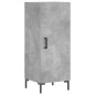 vidaXL Aparador de madera contrachapada gris hormigón 34,5x34x180 cm vidaXL Aparador de madera contrachapada gris hormigón 34,5x34x180 cm