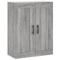 vidaXL Aparador alto madera contrachapada gris sonoma 69,5x34x180 cm vidaXL Aparador alto madera contrachapada gris sonoma 69,5x34x180 cm