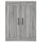 vidaXL Aparador alto madera contrachapada gris sonoma 69,5x34x180 cm vidaXL Aparador alto madera contrachapada gris sonoma 69,5x34x180 cm