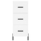 vidaXL Aparador alto madera contrachapada blanco 34,5x34x180 cm vidaXL Aparador alto madera contrachapada blanco 34,5x34x180 cm