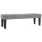 vidaXL Cama box spring con colchón terciopelo gris claro 180x200 cm vidaXL Cama box spring con colchón terciopelo gris claro 180x200 cm