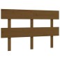 vidaXL Estructura de cama matrimonio con cabecero madera marrón miel vidaXL Estructura de cama matrimonio con cabecero madera marrón miel