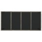 vidaXL Set comedor jardín 9 pzas y cojines ratán sintético gris vidaXL Set comedor jardín 9 pzas y cojines ratán sintético gris