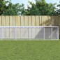 vidaXL Gallinero con techo acero galvanizado gris claro 803x98x90 cm vidaXL Gallinero con techo acero galvanizado gris claro 803x98x90 cm