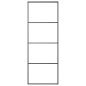 vidaXL Puerta corredera con set herrajes vidrio ESG aluminio 76x205 cm vidaXL Puerta corredera con set herrajes vidrio ESG aluminio 76x205 cm