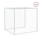 vidaXL Gallinero con techo acero galvanizado gris claro 803x98x90 cm vidaXL Gallinero con techo acero galvanizado gris claro 803x98x90 cm