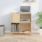 vidaXL Mueble discos madera contrachapada roble Sonoma 84,5x38x89 cm