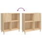 vidaXL Mueble discos madera contrachapada roble Sonoma 84,5x38x89 cm
