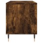 vidaXL Mueble discos madera contrachapada roble ahumado 100x38x48 cm vidaXL Mueble discos madera contrachapada roble ahumado 100x38x48 cm