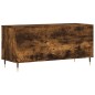 vidaXL Mueble discos madera contrachapada roble ahumado 100x38x48 cm vidaXL Mueble discos madera contrachapada roble ahumado 100x38x48 cm