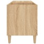 vidaXL Mueble discos madera contrachapada roble sonoma 84,5x38x48 cm vidaXL Mueble discos madera contrachapada roble sonoma 84,5x38x48 cm