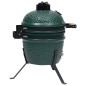 vidaXL Barbacoa 2 en 1 ahumadora Kamado de cerámica verde 56 cm vidaXL Barbacoa 2 en 1 ahumadora Kamado de cerámica verde 56 cm