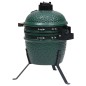 vidaXL Barbacoa 2 en 1 ahumadora Kamado de cerámica verde 56 cm vidaXL Barbacoa 2 en 1 ahumadora Kamado de cerámica verde 56 cm