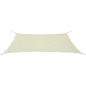 vidaXL Toldo de vela rectangular HDPE 4x6 m crema vidaXL Toldo de vela rectangular HDPE 4x6 m crema