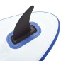vidaXL Tabla de paddle surf inflable con vela azul y blanca vidaXL Tabla de paddle surf inflable con vela azul y blanca