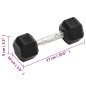 vidaXL Mancuernas 2 unidades hierro fundido 8 kg vidaXL Mancuernas 2 unidades hierro fundido 8 kg