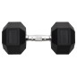 vidaXL Mancuerna hierro fundido 22,5 kg