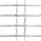 vidaXL Reja de seguridad ajustable ventana con 4 barras 500-650 mm vidaXL Reja de seguridad ajustable ventana con 4 barras 500-650 mm
