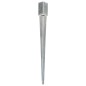 vidaXL Picas de tierra 2 uds acero galvanizado plateado 7x7x90 cm vidaXL Picas de tierra 2 uds acero galvanizado plateado 7x7x90 cm