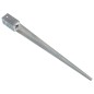 vidaXL Picas de tierra 2 uds acero galvanizado plateado 7x7x90 cm vidaXL Picas de tierra 2 uds acero galvanizado plateado 7x7x90 cm
