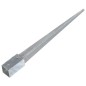 vidaXL Picas de tierra 2 uds acero galvanizado plateado 7x7x90 cm vidaXL Picas de tierra 2 uds acero galvanizado plateado 7x7x90 cm