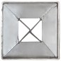 vidaXL Picas de tierra 2 uds acero galvanizado plateado 7x7x90 cm vidaXL Picas de tierra 2 uds acero galvanizado plateado 7x7x90 cm