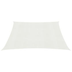 vidaXL Toldo de vela blanco HDPE 160 g/m² 2,5x2,5 m