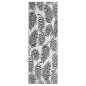 vidaXL Alfombra de exterior PP negra 80x250 cm