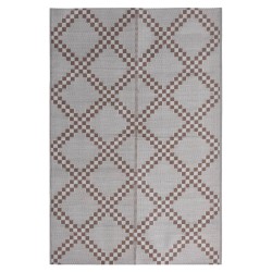 vidaXL Alfombra de exterior PP marrón 140x200 cm
