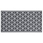 vidaXL Alfombra de exterior PP negro 80x150 cm vidaXL Alfombra de exterior PP negro 80x150 cm