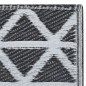 vidaXL Alfombra de exterior PP negro 80x150 cm vidaXL Alfombra de exterior PP negro 80x150 cm