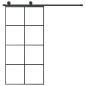 vidaXL Puerta corredera set herrajes vidrio ESG aluminio 102,5x205 cm vidaXL Puerta corredera set herrajes vidrio ESG aluminio 102,5x205 cm