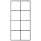 vidaXL Puerta corredera set herrajes vidrio ESG aluminio 102,5x205 cm vidaXL Puerta corredera set herrajes vidrio ESG aluminio 102,5x205 cm