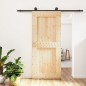 vidaXL Puerta corredera con herrajes madera maciza de pino 90x210 cm vidaXL Puerta corredera con herrajes madera maciza de pino 90x210 cm