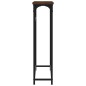 vidaXL Mesa consola madera de ingeniería marrón roble 75x19,5x75 cm