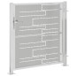 vidaXL Puerta de jardín de acero inoxidable 100x100 cm vidaXL Puerta de jardín de acero inoxidable 100x100 cm