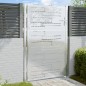 vidaXL Puerta de jardín de acero inoxidable 100x150 cm vidaXL Puerta de jardín de acero inoxidable 100x150 cm