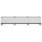 vidaXL Jardinera con ruedas PP blanco 240x50x54 cm vidaXL Jardinera con ruedas PP blanco 240x50x54 cm