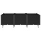 vidaXL Jardinera con ruedas PP negro 150x80x54 cm vidaXL Jardinera con ruedas PP negro 150x80x54 cm