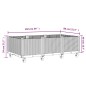 vidaXL Jardinera con ruedas PP negro 150x80x54 cm vidaXL Jardinera con ruedas PP negro 150x80x54 cm