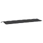 vidaXL Cojín de banco de jardín tela Oxford negro 200x50x7 cm vidaXL Cojín de banco de jardín tela Oxford negro 200x50x7 cm