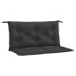 vidaXL Cojines de banco de jardín 2 uds tela Oxford negro 100x50x7 cm vidaXL Cojines de banco de jardín 2 uds tela Oxford negro 100x50x7 cm
