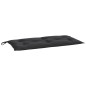 vidaXL Cojines de banco de jardín 2 uds tela Oxford negro 100x50x7 cm vidaXL Cojines de banco de jardín 2 uds tela Oxford negro 100x50x7 cm