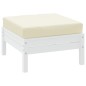 vidaXL Cojín para sofá de palets tela Oxford crema 60x60x8 cm vidaXL Cojín para sofá de palets tela Oxford crema 60x60x8 cm