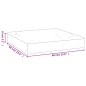 vidaXL Cojín para sofá de palets tela Oxford crema 60x60x8 cm vidaXL Cojín para sofá de palets tela Oxford crema 60x60x8 cm