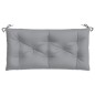 vidaXL Cojín de banco de jardín tela Oxford gris 110x50x7 cm vidaXL Cojín de banco de jardín tela Oxford gris 110x50x7 cm